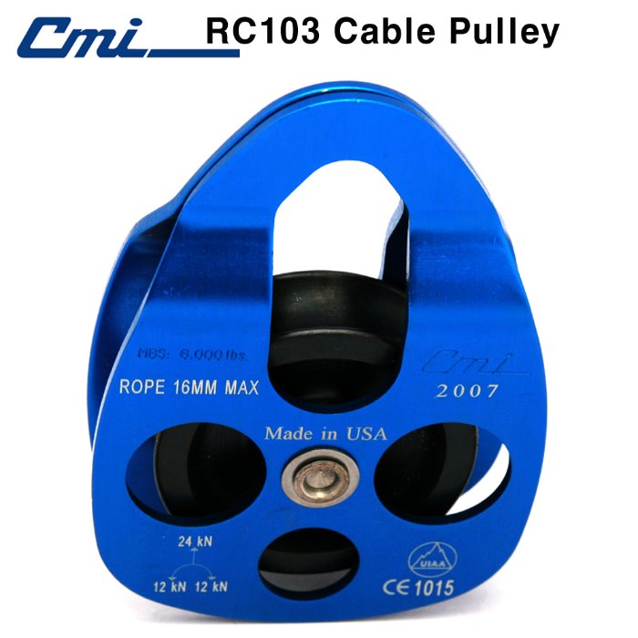 CMI RC103 케이블 도르래 풀리 암벽등반 산업구조용